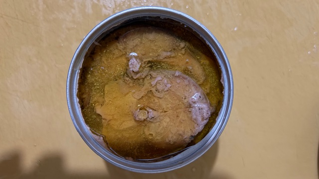 グリーンコープのサバ水煮缶の中身